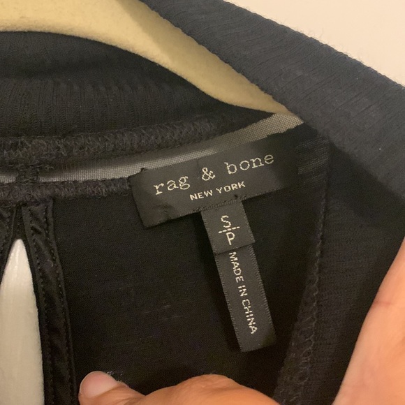 Rag & Bone Nova Turtleneck Sleeveless High-Low Shift Dress - Picture 6 of 7